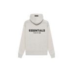 Essentials FW22 Core Essentials Hoodie Small log printed on chestLight Oatmeal 1