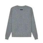 Essentials Overlapped Sweaters Gray