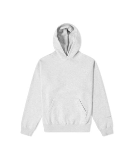 Fear Of God Essentials 3m Logo Pullover Hoodie Light Heather Cangro Pocket Front